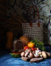 Still life vegetables mix Royalty Free Stock Photo