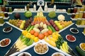 Still Life of Vegetables in Star Shape Royalty Free Stock Photo