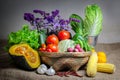 Still life vegetables