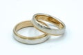 Still life of wedding rings