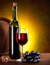 Still life with wine bottles Royalty Free Stock Photo