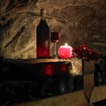 still life in wine cellar, Bily sklep rodiny Adamkovy, Chvalovic Royalty Free Stock Photo