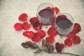Still life of Wine glasses. Royalty Free Stock Photo