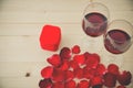 Still life of Wine glasses. Royalty Free Stock Photo