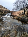 Glen Rosa water, on the Isle of Arran, Scotland Royalty Free Stock Photo