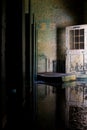 Reflections in Derelict Bathroom - Abandoned Central Islip State Hospital - New York