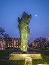 Still Water a sculpture by the artist Nic Fiddian-Green in Hyde Park, London. Royalty Free Stock Photo