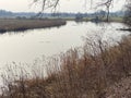 Stille Reuss or Stilli RÃÂ¼ss Stilli Ruess in the natural protection zone Aargau Reuss river plain / Naturschutzzone Auen Royalty Free Stock Photo