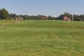 Farm buildings & field