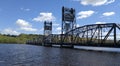 Stillwater bridge over the St. Croix river Royalty Free Stock Photo