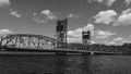 Stillwater bridge over the St. Croix River Royalty Free Stock Photo