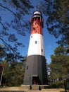 Stilo lighthouse. Stilo, Poland Royalty Free Stock Photo