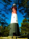 Stilo lighthouse. Stilo, Poland Royalty Free Stock Photo