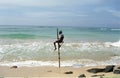 Stilt fisherman, Ahongama, Sri Lanka