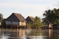 Stilt Houses over the Flooded Amazon Basin