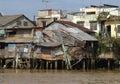 Corrugated stilt houses