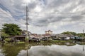 Stilt houses at a klong in Bangkok. Klongs are the canals, that