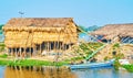 Stilt houses of East Dagon, Yangon, Myanmar