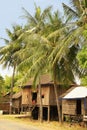 Stilt houses in a small village near Kratie, Cambodia