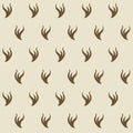 Stilyzed ermine fur seamless pattern.