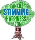 Stimming Word Cloud Royalty Free Stock Photo