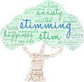 Stimming Word Cloud Royalty Free Stock Photo