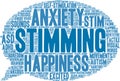 Stimming Word Cloud Royalty Free Stock Photo