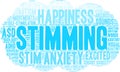 Stimming Word Cloud Royalty Free Stock Photo