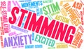 Stimming Word Cloud Royalty Free Stock Photo