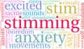 Stimming Word Cloud Royalty Free Stock Photo