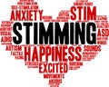 Stimming Word Cloud Royalty Free Stock Photo