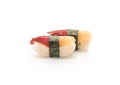 The Stimpson surf (hokkigai) nigiri sushi - japanese food s