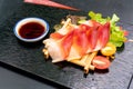 The Stimpson surf clam or hokkigai Sashimi