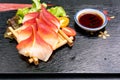 The Stimpson surf clam or hokkigai Sashimi