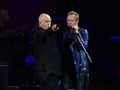 Sting And Peter Gabriel Rock Paper Scissors 63 Royalty Free Stock Photo