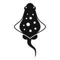 Stingray fish icon simple vector. Animal ray Royalty Free Stock Photo