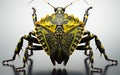 Stink Bug on Clear Background -Generative Ai Royalty Free Stock Photo