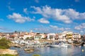 Stintino harbor, Sardinia, Italy. Royalty Free Stock Photo