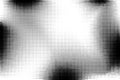 Stipple halftone texture background. Black and white halftone comic background. Royalty Free Stock Photo