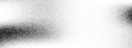Stippled grain gradient texture. Black dotted noise background. Rough grunge sand dot backdrop. Gritty distressed