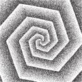 Stippled Spiral Background Royalty Free Stock Photo