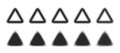 Stippled Triangles Hand Drawn Dotwork Vector Blurred Abstract Shapes Different Variations On White