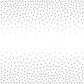 Stippling abstract dotted background for your design. Sparkling effect vector frame. Golden dots pattern isolated on the white bac