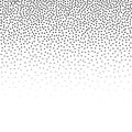 Stippling abstract dotted background for your design. Sparkling effect vector frame. Golden dots pattern isolated on the white bac