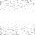 Stippling abstract dotted background for your design. Sparkling effect vector frame. Golden dots pattern isolated on the white bac