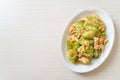 Stir Fried Angled Gourd with Egg Royalty Free Stock Photo