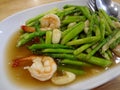 Stir Fried Asparagus with Shrimp