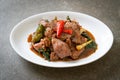 Stir-Fried Black Pepper with Duck