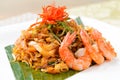 Stir fried char kuey teow Royalty Free Stock Photo