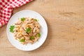 stir-fried chicken with garlic Royalty Free Stock Photo